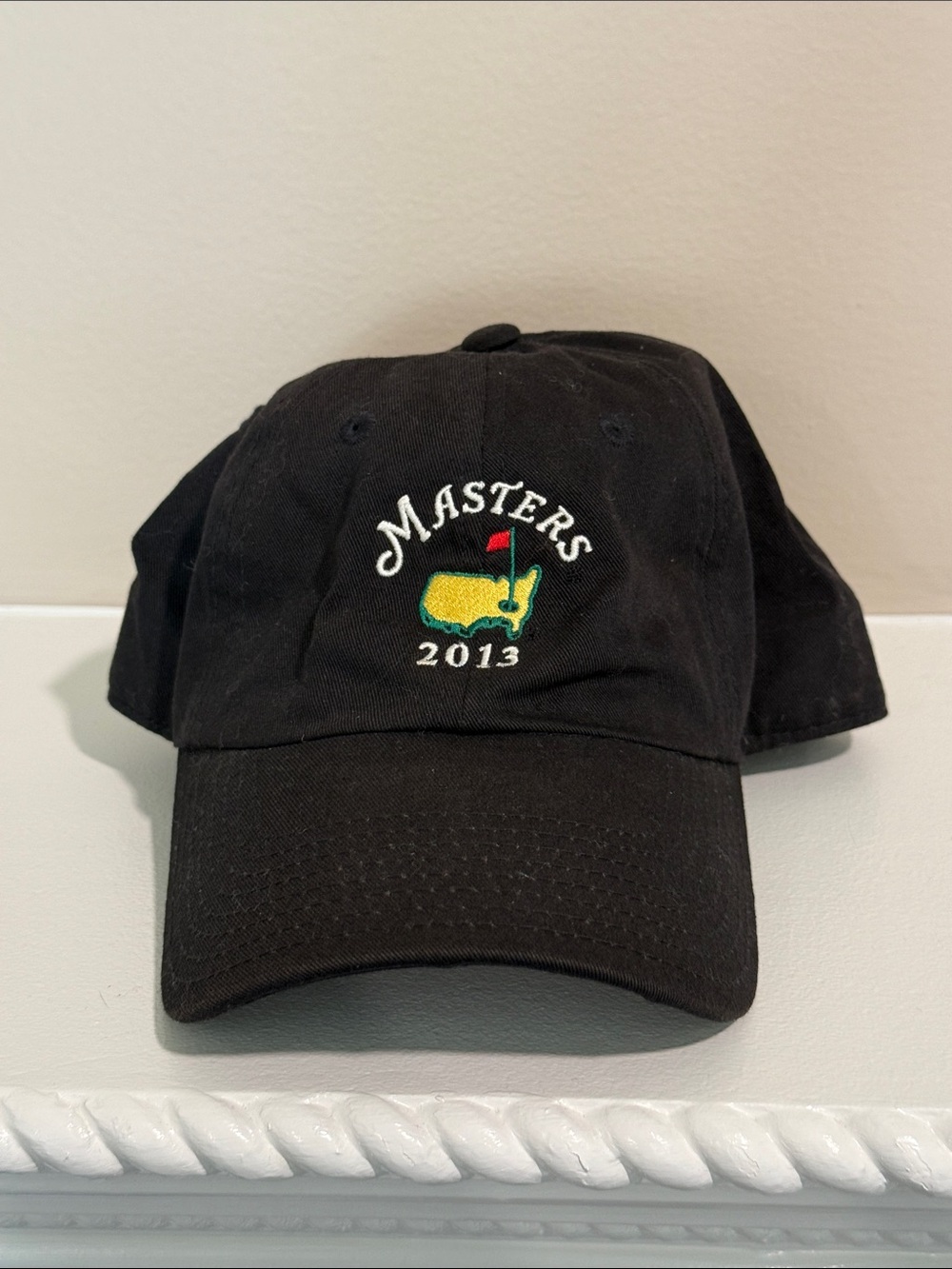 2013 Masters Tournament Black Cotton Hat - Adam Scott Win Year